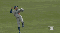 Mookie Betts Catching Ball Mid Air GIF
