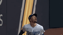 Mookie Betts Catching Baseball GIF