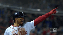 Mookie Betts Pointing