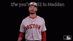 Mookie Betts Pointing Up Shaking Head GIF