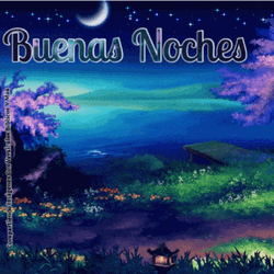 Moon Blue Sky Feliz Noche GIF