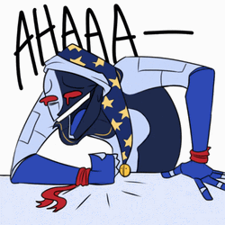 Moondrop Animation Laughing Security Breach  GIF