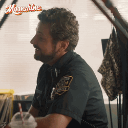 Moonshine Cop Says Yeah GIF