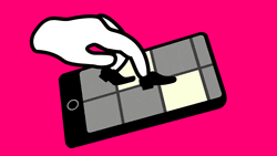 Moonwalk In Cellphone Screen GIF