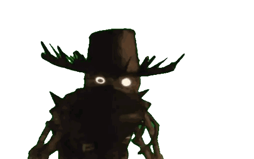 Moose In Top Hat Holding Subscribe Sign Sticker