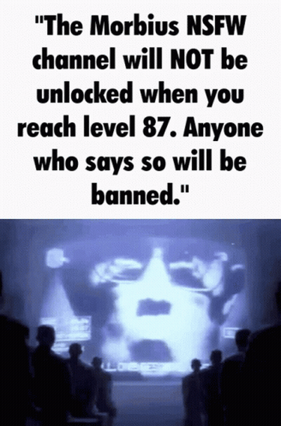 Morbidus NSFW Channel Not Unlocked Level 87 GIF