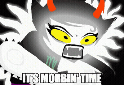 Morbin Time Monster Drawing GIF