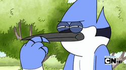Mordecai And Rigby Agreeing Regular Show GIF