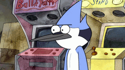 Mordecai Nodding Regular Show GIF
