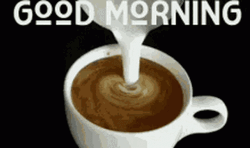 Morning Coffee Milk Heart Foam Love