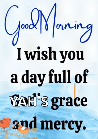 Morning Greeting Card With Bible Quote GIF