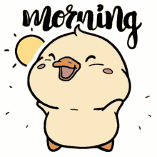 Morning Happy Duck