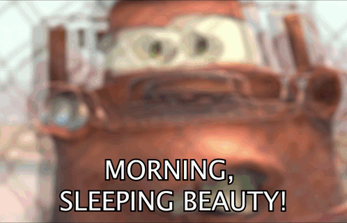 Morning Sleeping Beauty Cartoon GIF