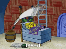 Morning Spongebob Rainbow Happy Life GIF