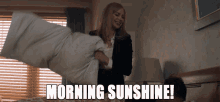 Morning Sunshine Pillow Thrown GIF