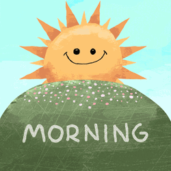 Morning Sunshine Smiling Sun GIF