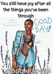 Morning Wednesday Black Woman Life Quote GIF | GIFDB.com