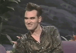 Morrissey Raise Hand GIF