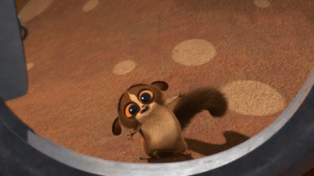 Mort Looking Curious GIF