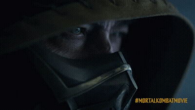 Mortal Kombat Movie Poster Eyes GIF