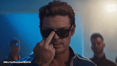 Mortal Kombat Movie Poster Fight GIF