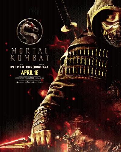 Mortal Kombat Poster With Scorpion GIF