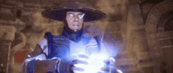 Mortal Kombat Raiden Stunning Lightning  GIF