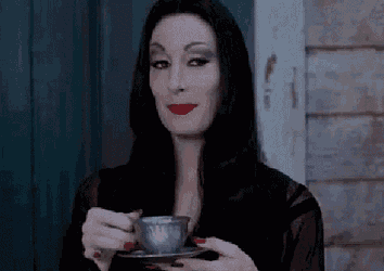 Morticia Tea GIF