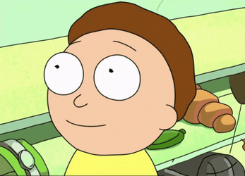 Morty Oop Reaction In The Grocery Store GIF