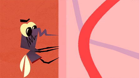 Mosquito Bite Animation GIF