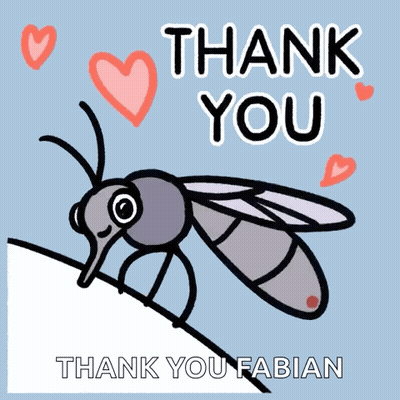 Mosquito Saying Thank You Fabian GIF