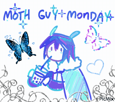 Moth Guy + Monday Drawing