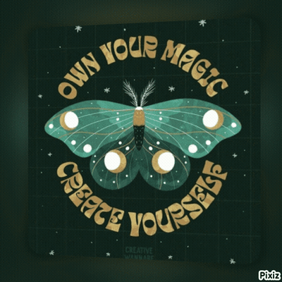 Moth Own Your Magic Create Yourself GIF
