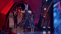 Moth Woman Dancing On The Center Stage GIF