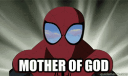 Mother Of God Animated Spiderman GIF