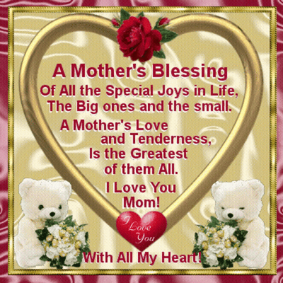 Mother's Blessing Of Life's Joys GIF