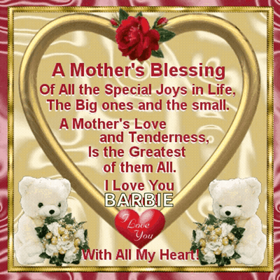 Mother's Blessing Of Life's Joys GIF