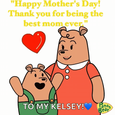 Mother's Day Card With Bears GIF