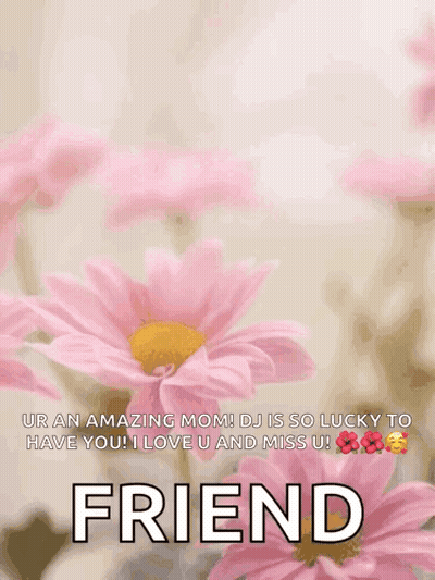 Mother's Day Card With Flowers GIF