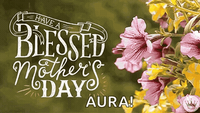 Mother's Day Card With Flowers GIF