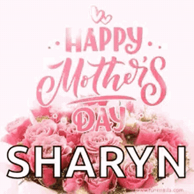Mother's Day Card With Pink Roses GIF