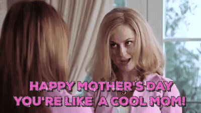 Mother's Day Card With Purple Flowers And My Beautiful Sister GIF