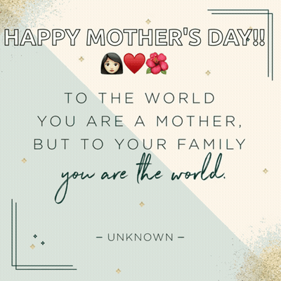Mother's Day Card With Quote GIF