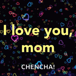 Mother's Day Greeting Card Love You Mom  GIF