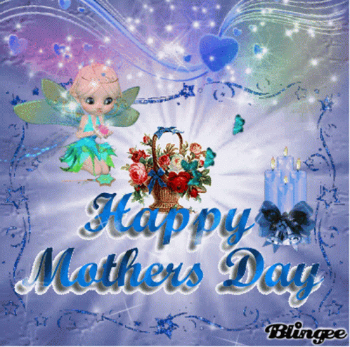 Mother's Day Greeting Card With Doll GIF