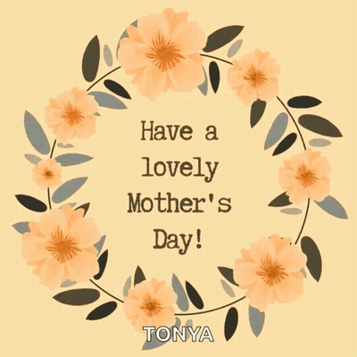 Mother's Day Greeting Card With Flowers GIF