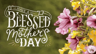 Mother's Day Greeting Card With Flowers GIF