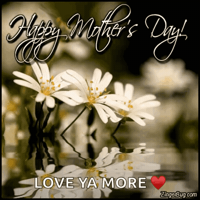 Mother's Day Greeting Card With Flowers GIF