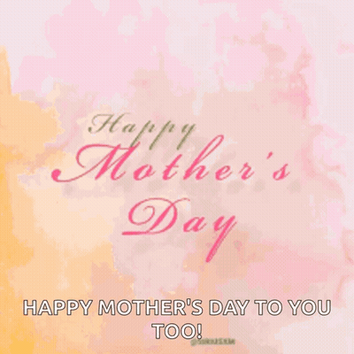 Mother's Day Greeting Card With Flowers GIF