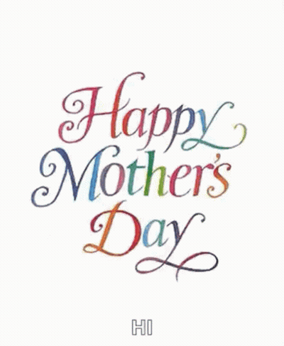 Mother's Day Greeting Card With Hearts GIF